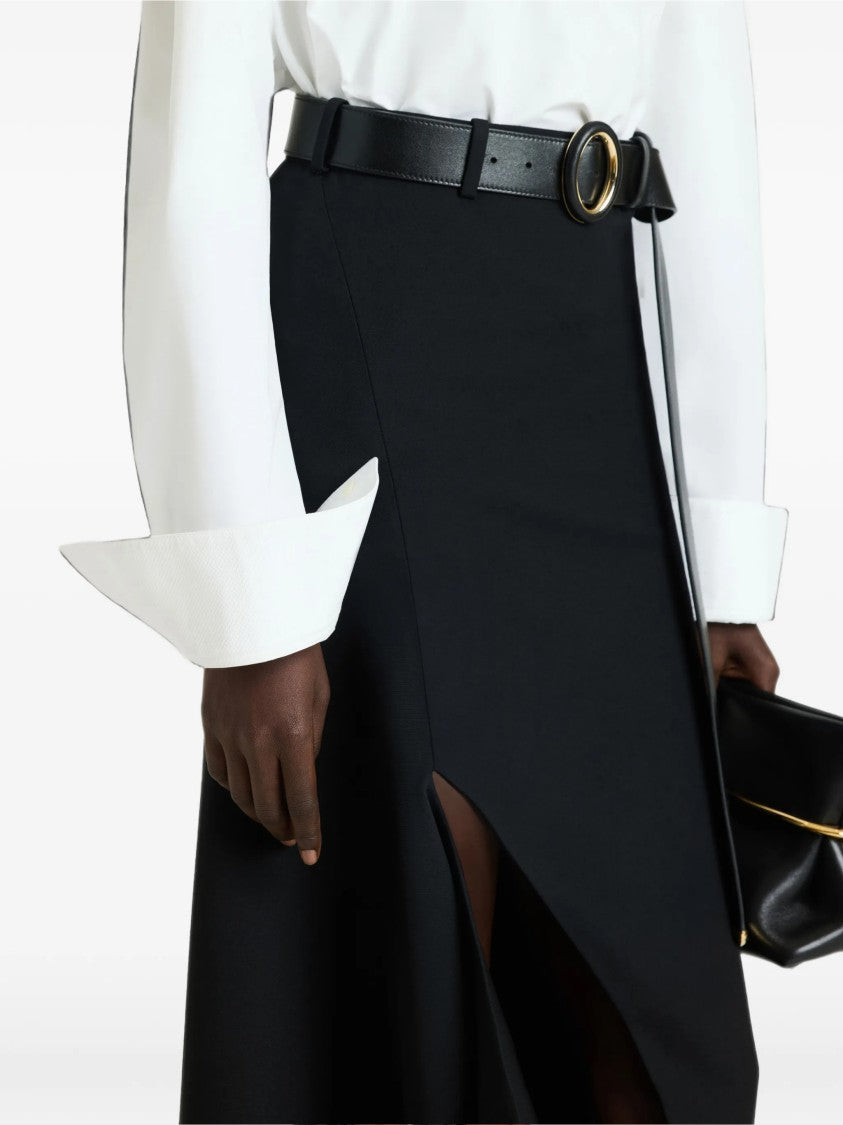 Givenchy Back-To-Front Shirt With Plastron And Classic Collar