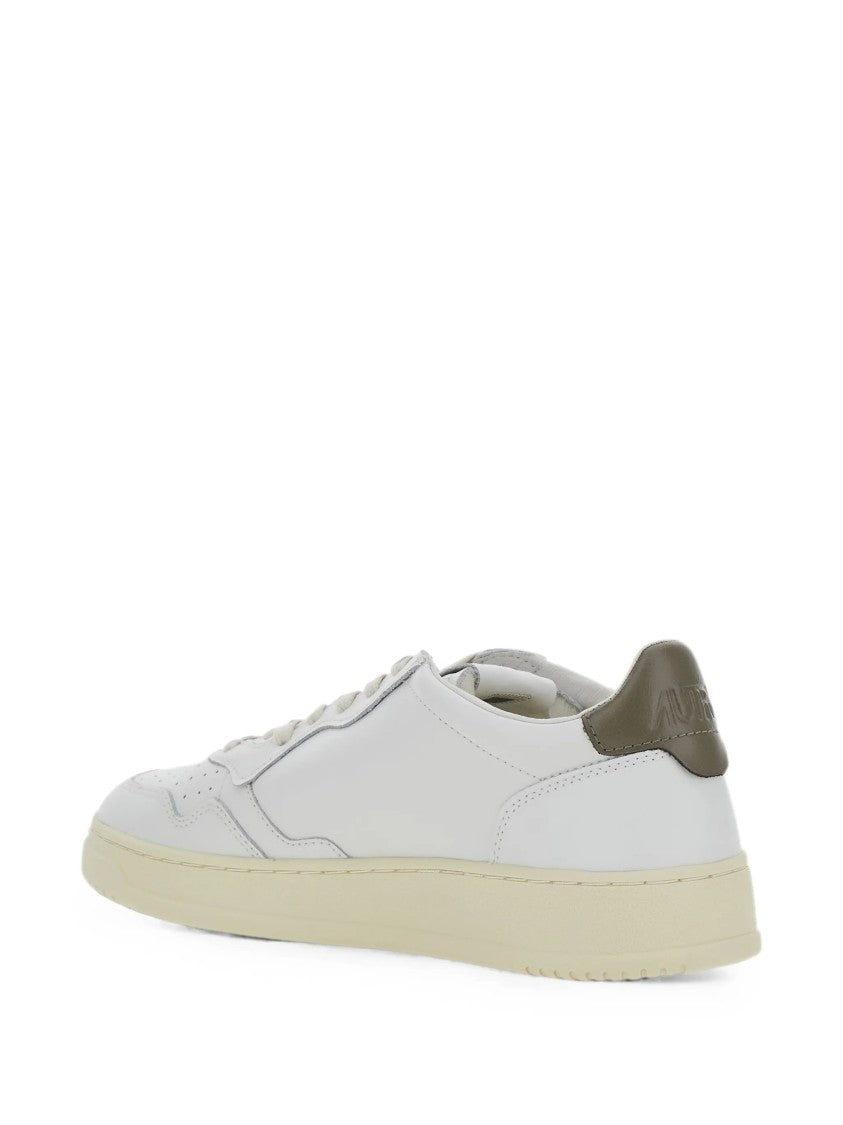 Autry Medalist Low White Leather Sneakers