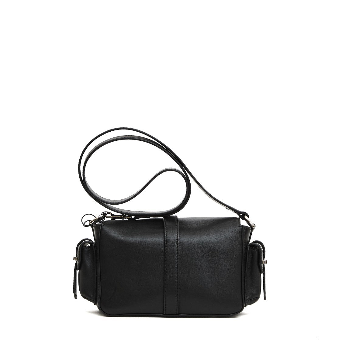 Hogan Black Leather Camera Bag
