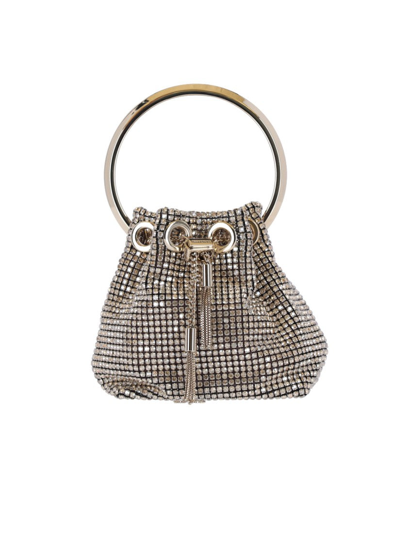 Jimmy Choo "Bon Bon" Micro Bag Gold