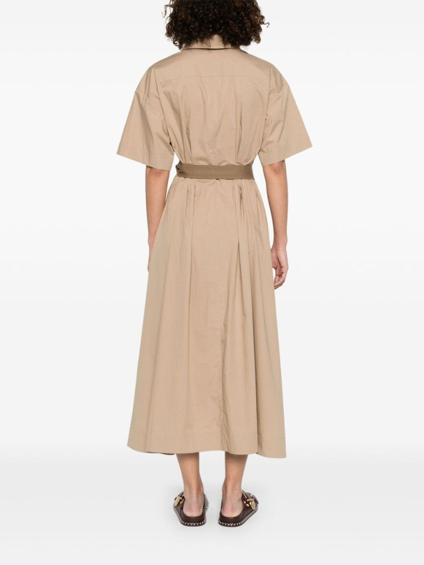Brunello Cucinelli Poplin Midi Dress
