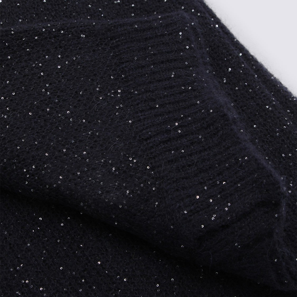 Fabiana Filippi Navy Sparkling Scarf