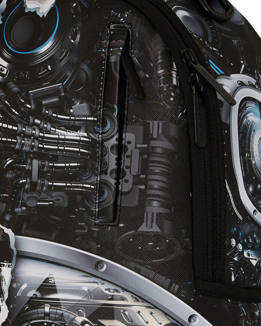 Sprayground Graffiti-Inspired Versatile Black Backpack With Ergonomic Design