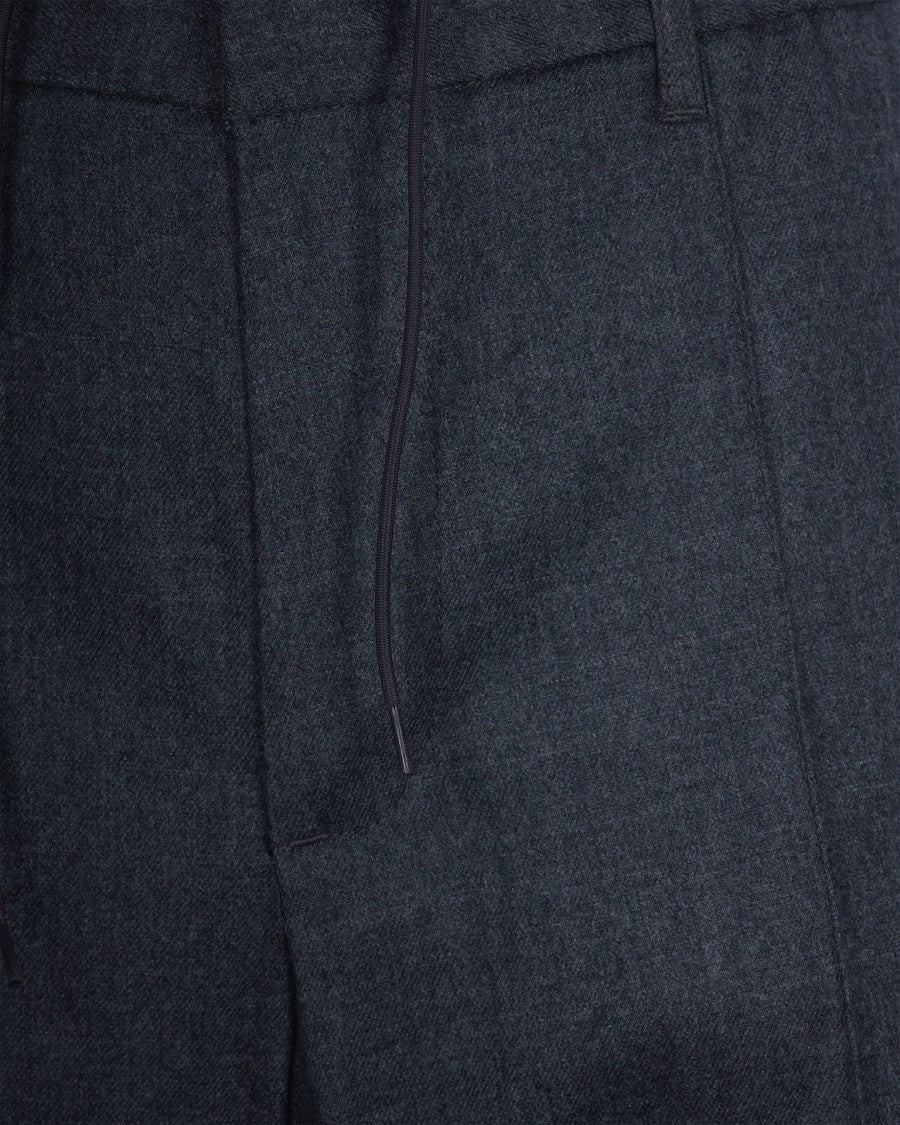 Emporio Armani Grey Virgin Wool Trousers