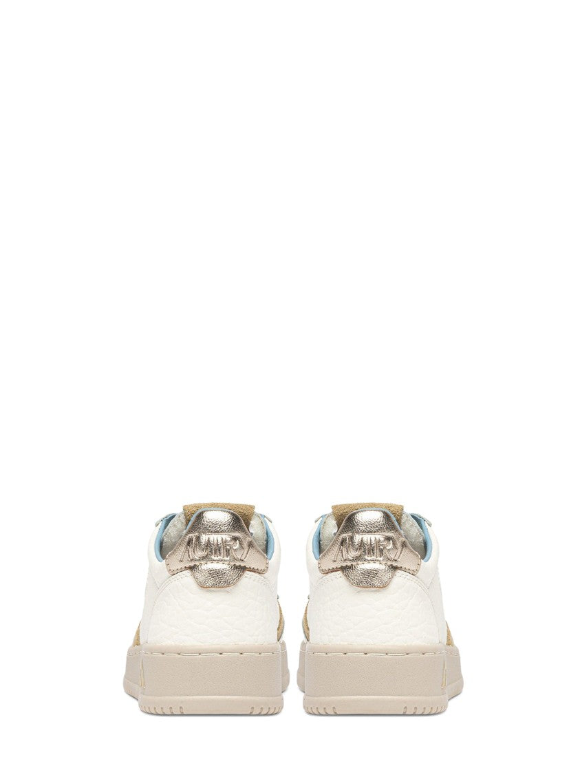 Autry Platinum Medalist Low Suede Accents Low-Top Sneakers