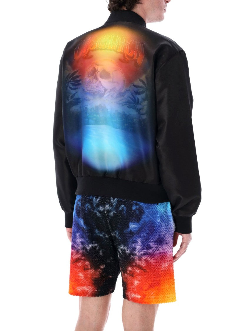 Casablanca Organza Gradient Bomber Jacket