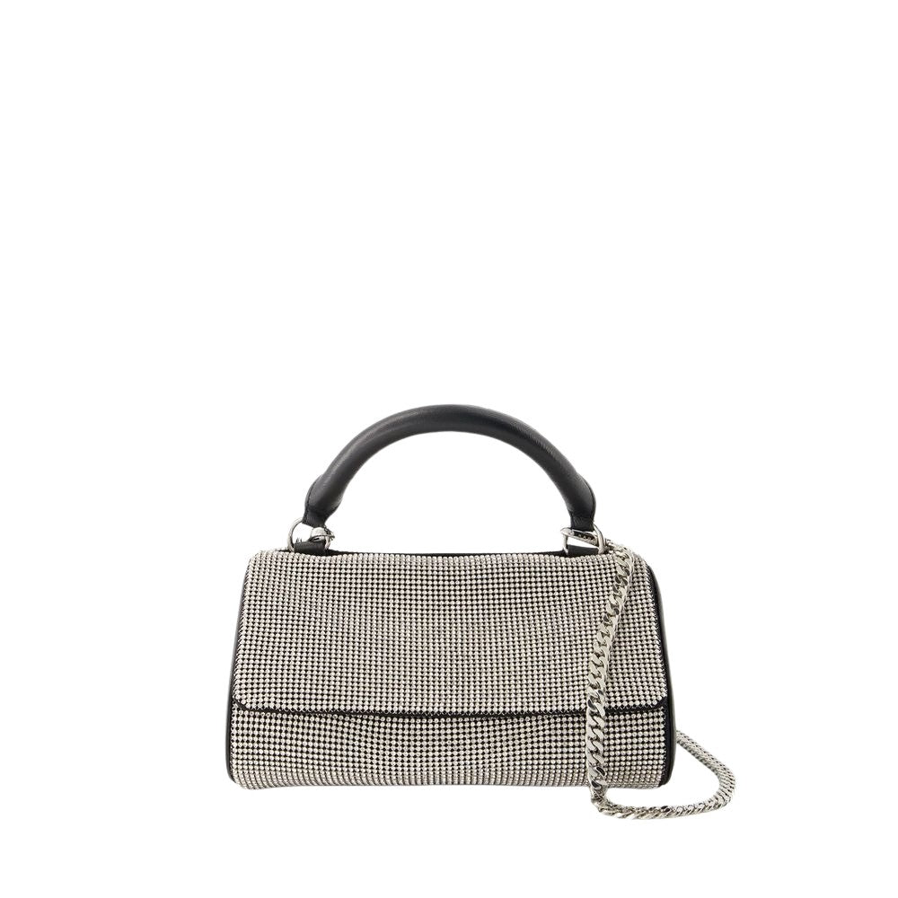 Kara Crush Satchel Bag - Mesh - White