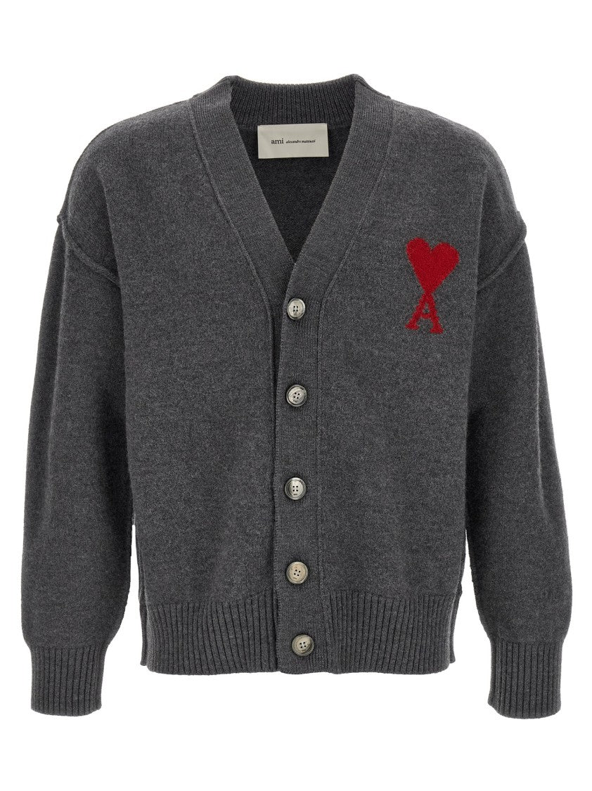 Ami Paris Ami De Coeur' Cardigan
