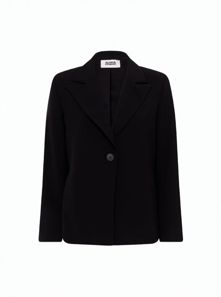 Alpha Studio Cadì Single-Breasted Blazer