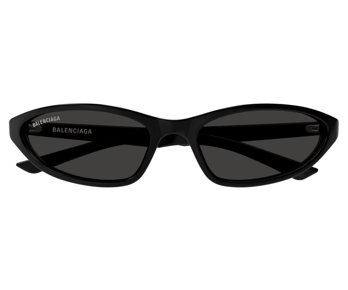 Balenciaga Cat-Eye Sunglasses With Glossy Black Acetate Frame
