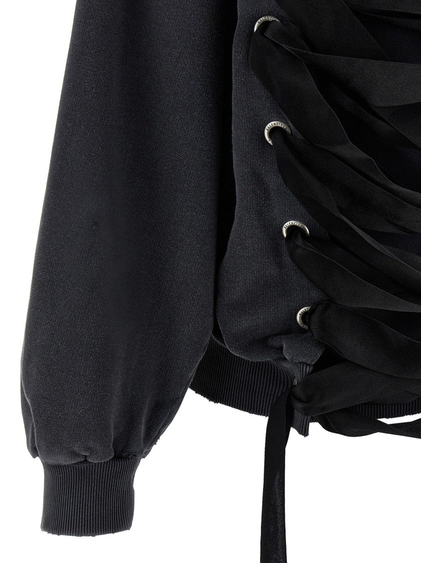 Balenciaga 'Lace Up' Hoodie