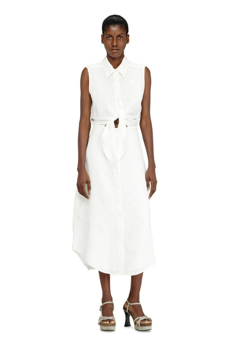 Diesel Multicolor Crepe Midi Dress