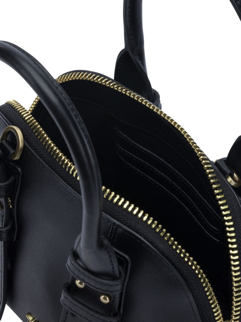 Pinko Black Leather Handbag