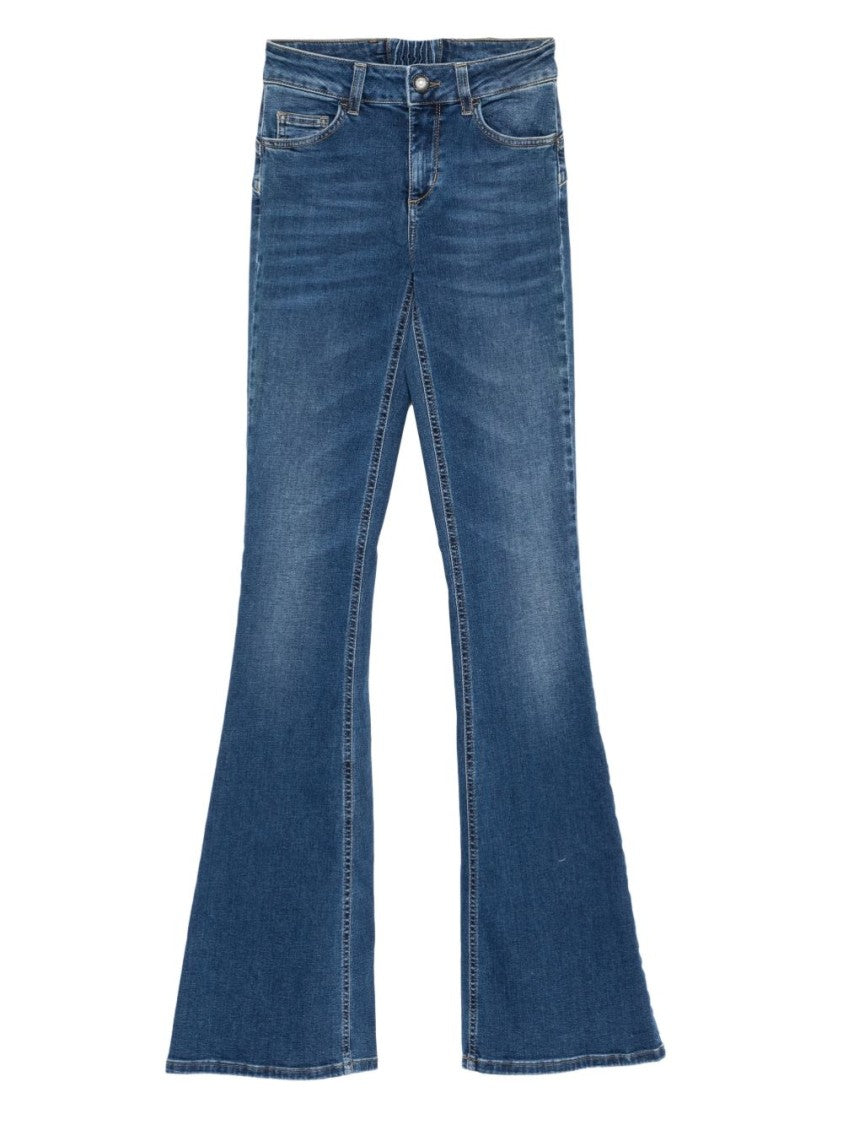Liu Jo Stretch Flared Jeans With Classic Five-Pocket Design