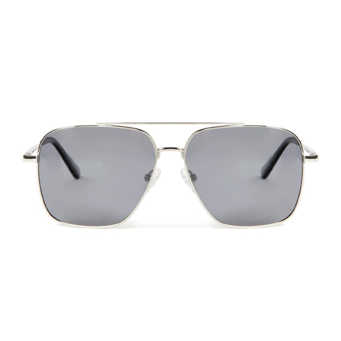 Roderer Harry Aviator Polarized Sunglasses - Silver/Grey