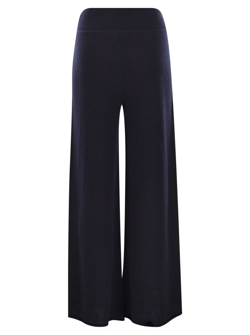 Vanisé Cashmere Wide-Leg Trousers