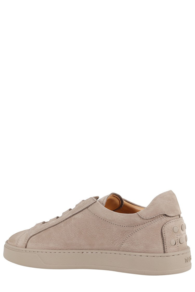 Tod's Nubuck Leather Sneakers With Embossed Branding