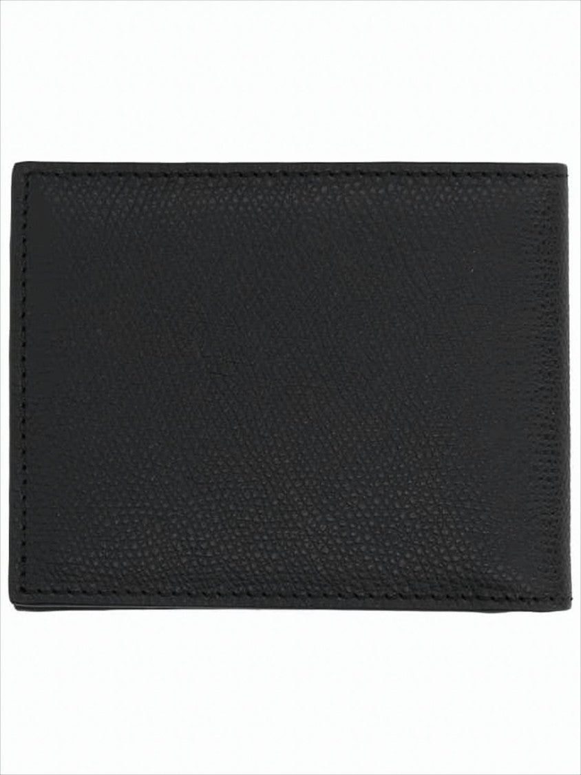 Bally Textured Calf Leather Bifold Wallet