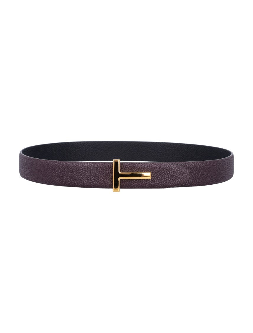 Tom Ford Small Grain Leather Icon Belt