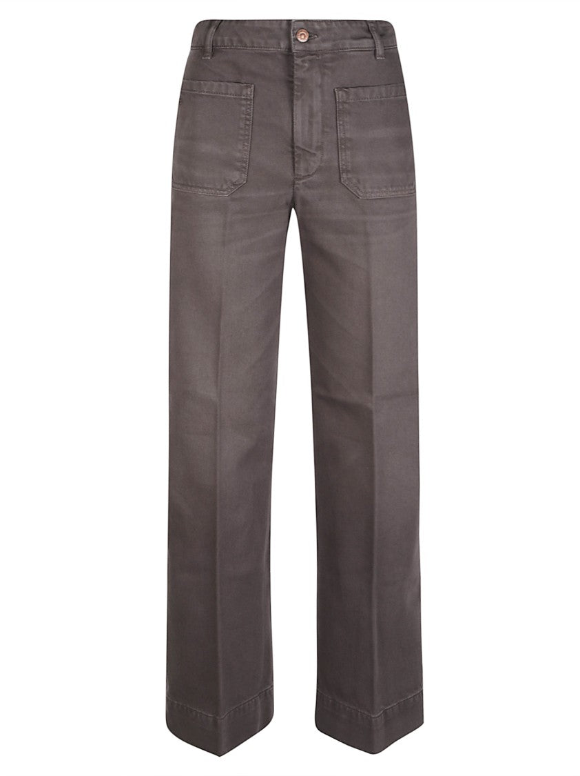 Victoria Beckham Alina Mid-Rise Straight-Leg Jeans
