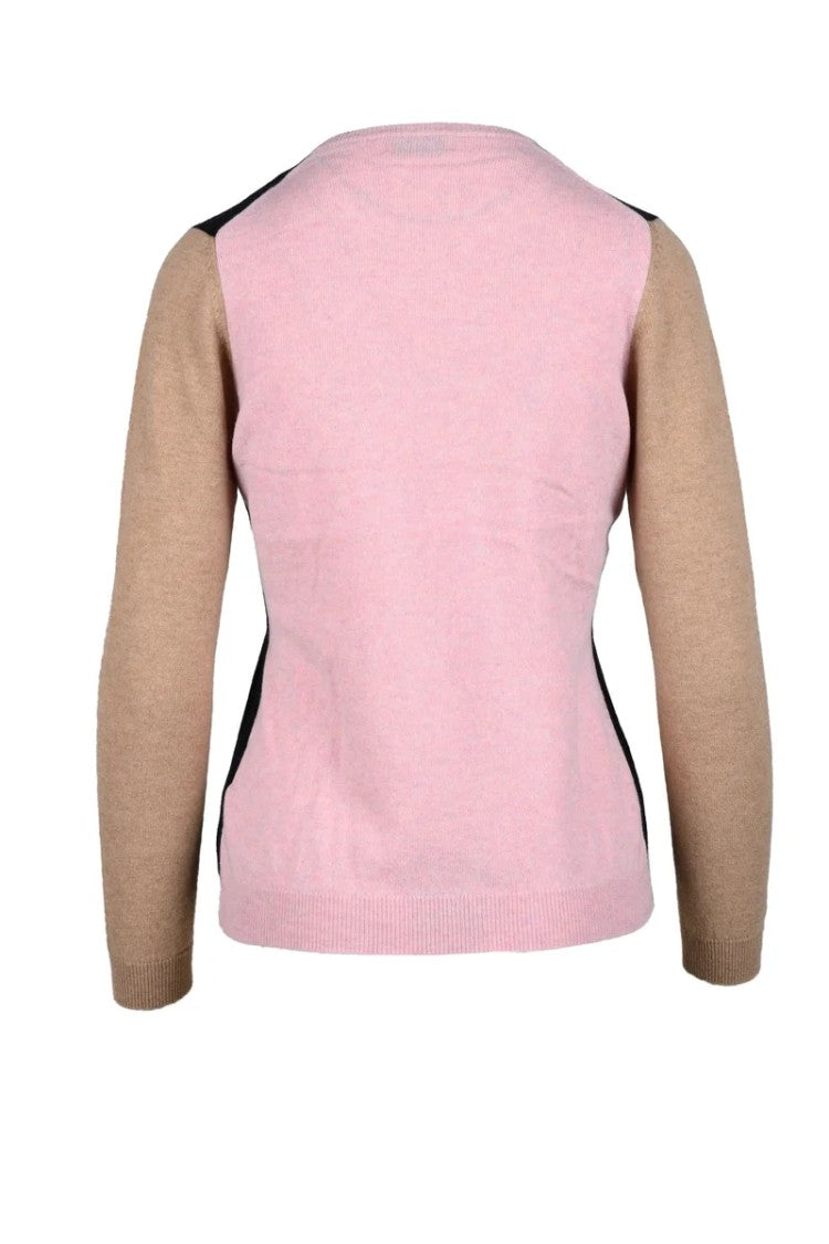 Ballantyne Crewneck Pullover - Blue/Pink