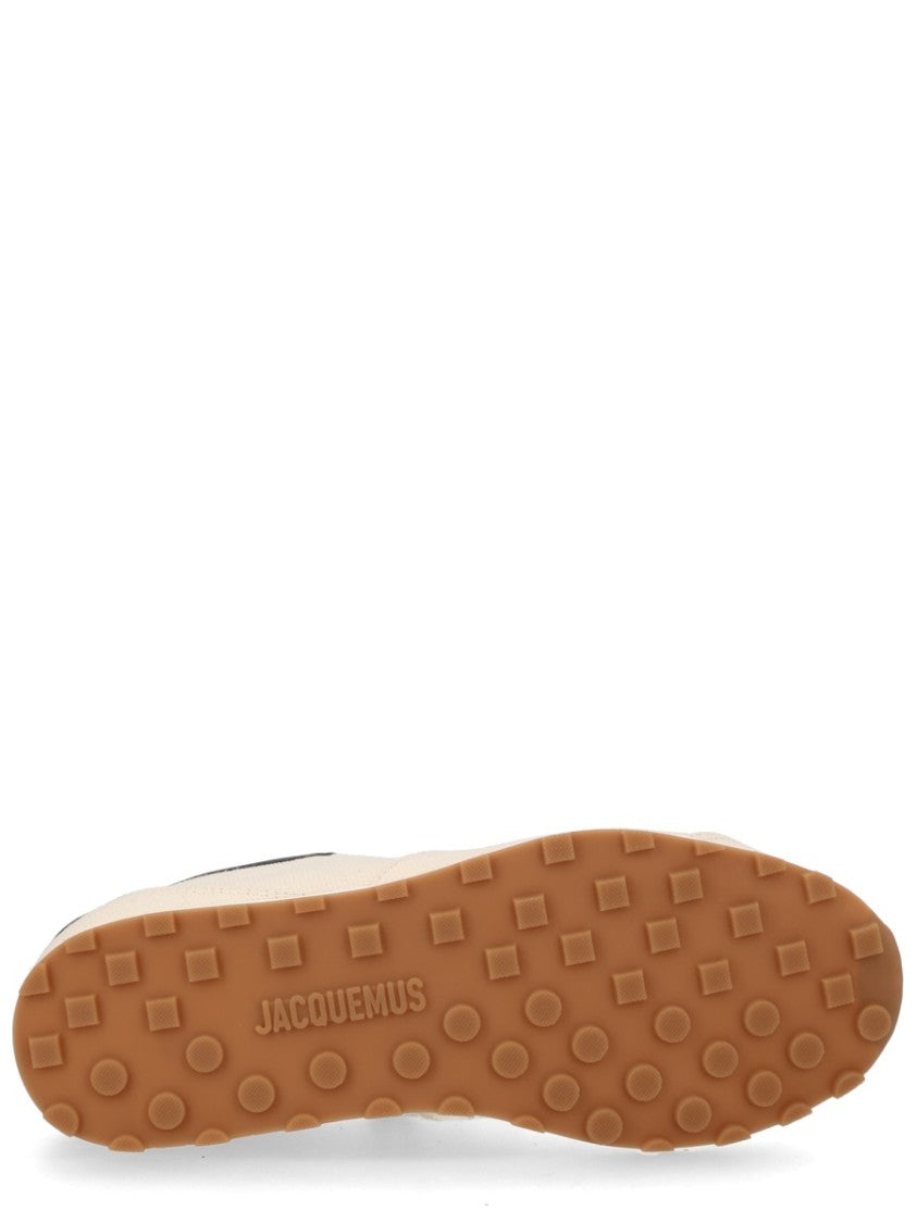 Jacquemus Beige Low-Profile Lamb Leather Sneakers