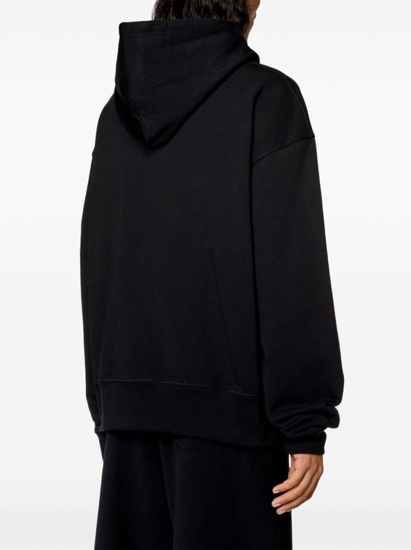 Diesel Hooded Black Sweatshirt