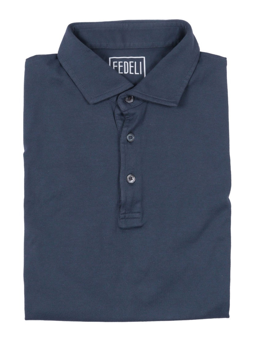 Fedeli Short Sleeve Knitted Polo Shirt