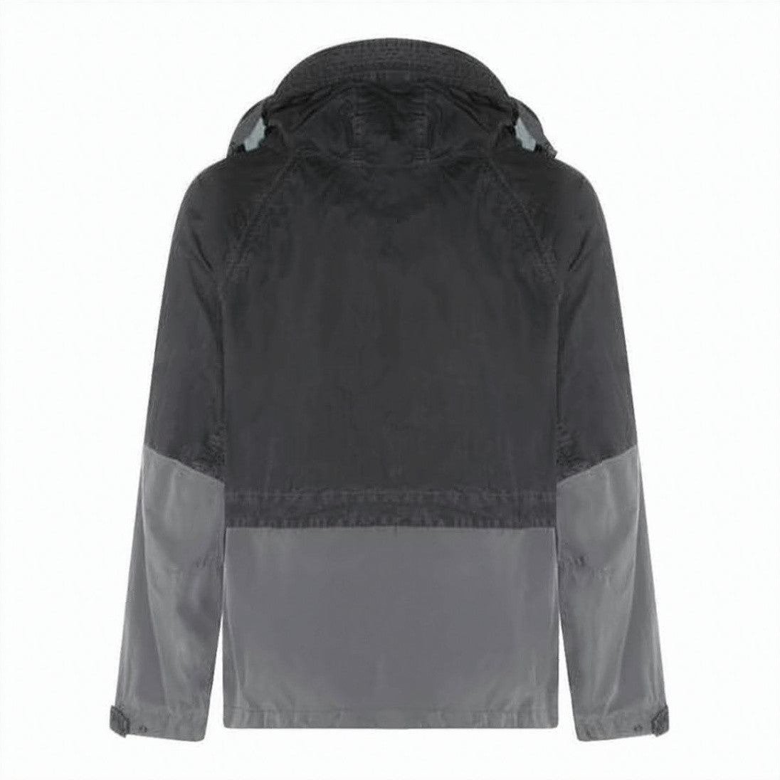 C.P. Company Two-Tone Hooded Jacket With Adjustable Drawstrings And Front Pockets
