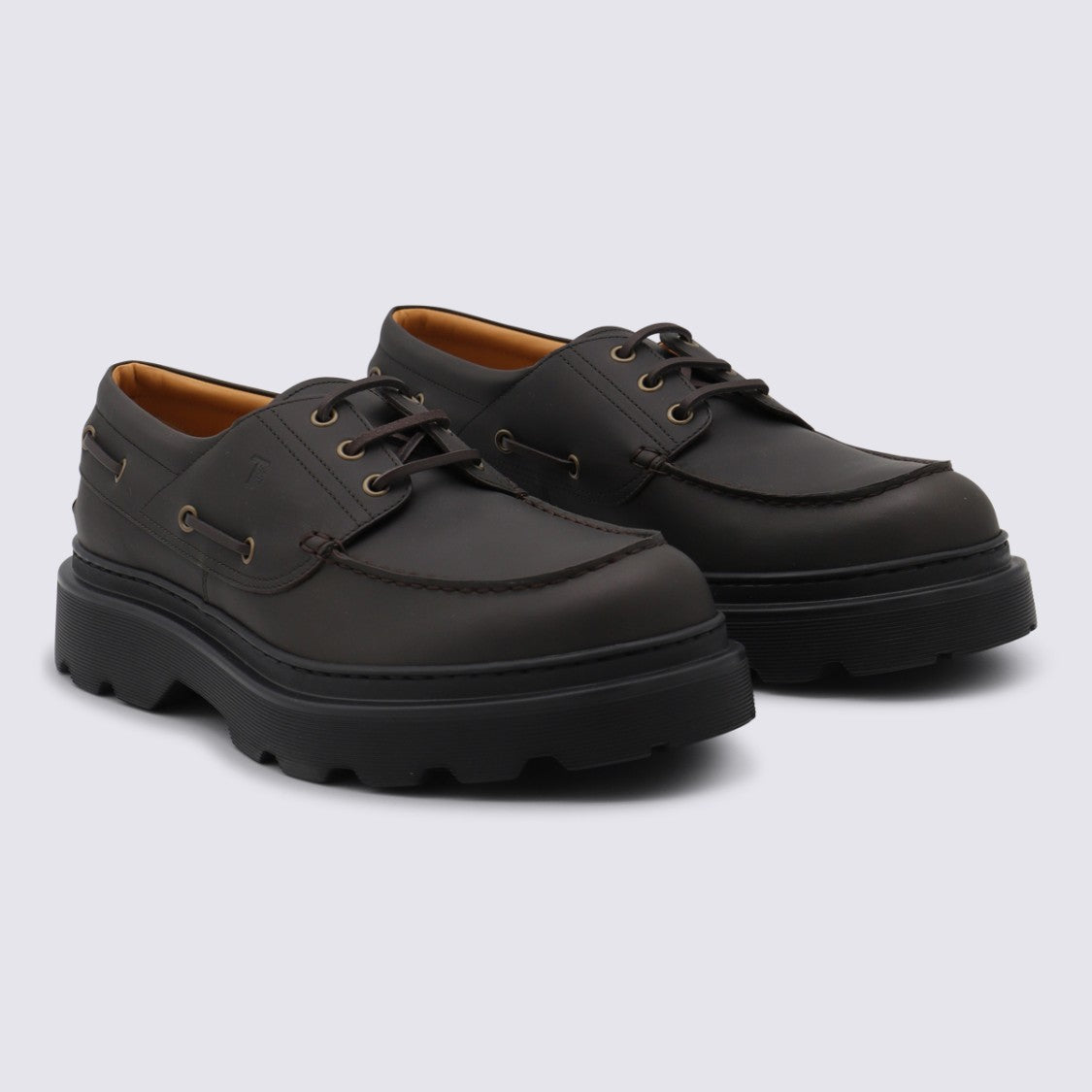 Tod's Brown Leather Loafers
