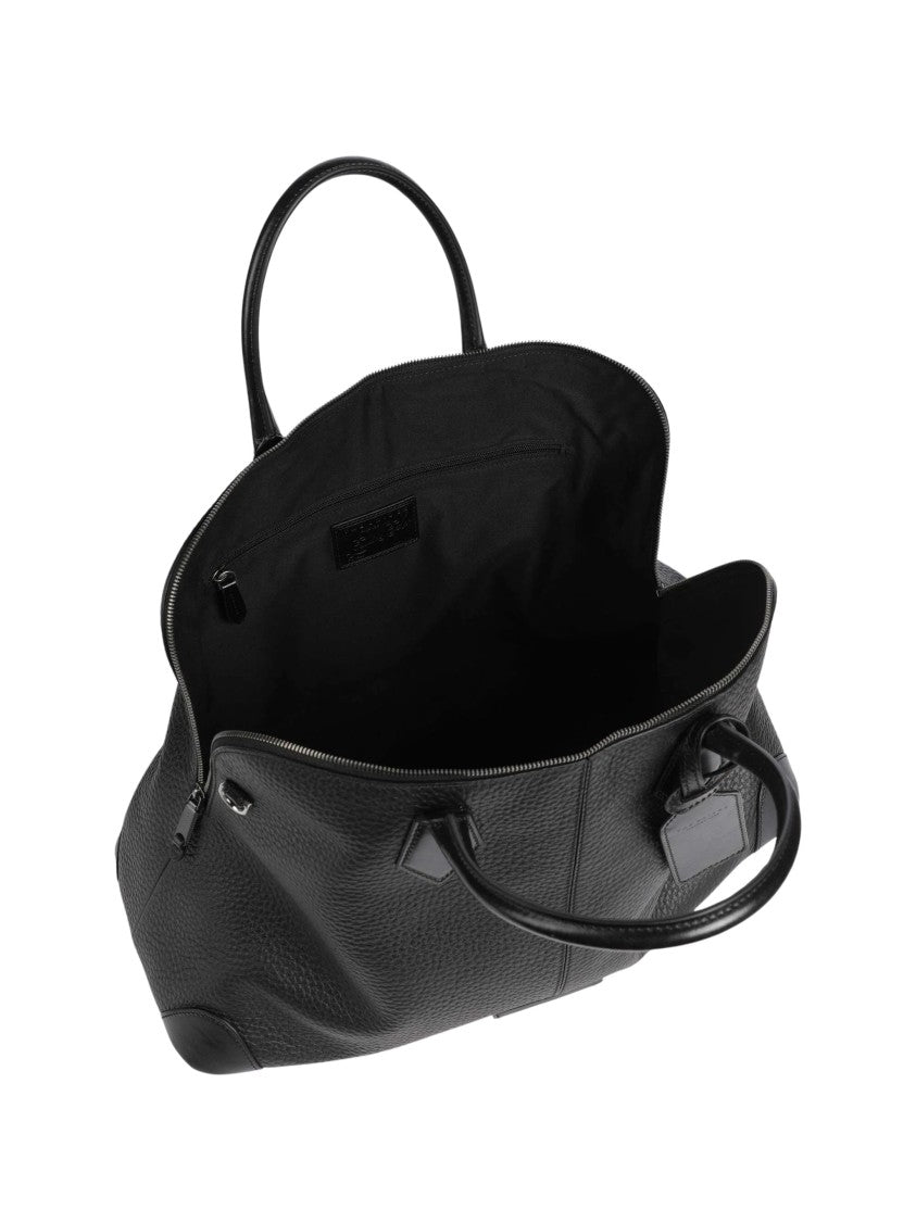 The Bridge Travel Soft Grained Calf Leather Travel Tote Bag