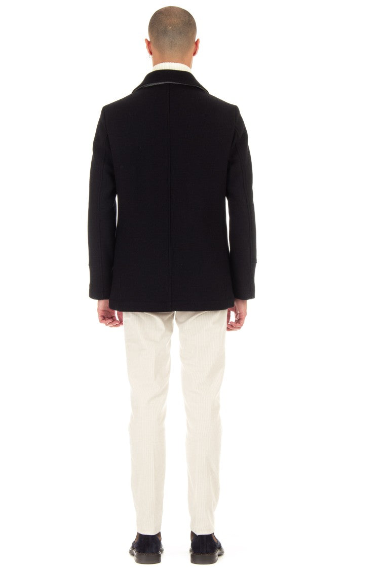 Camplin Air-Warm Padded Double-Breasted Peacoat