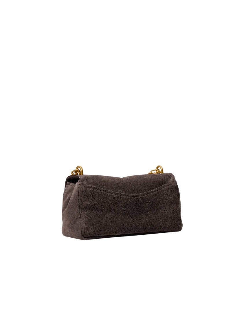 Michael Kors Turnlock Convertible Gold Chain Shoulder Bag