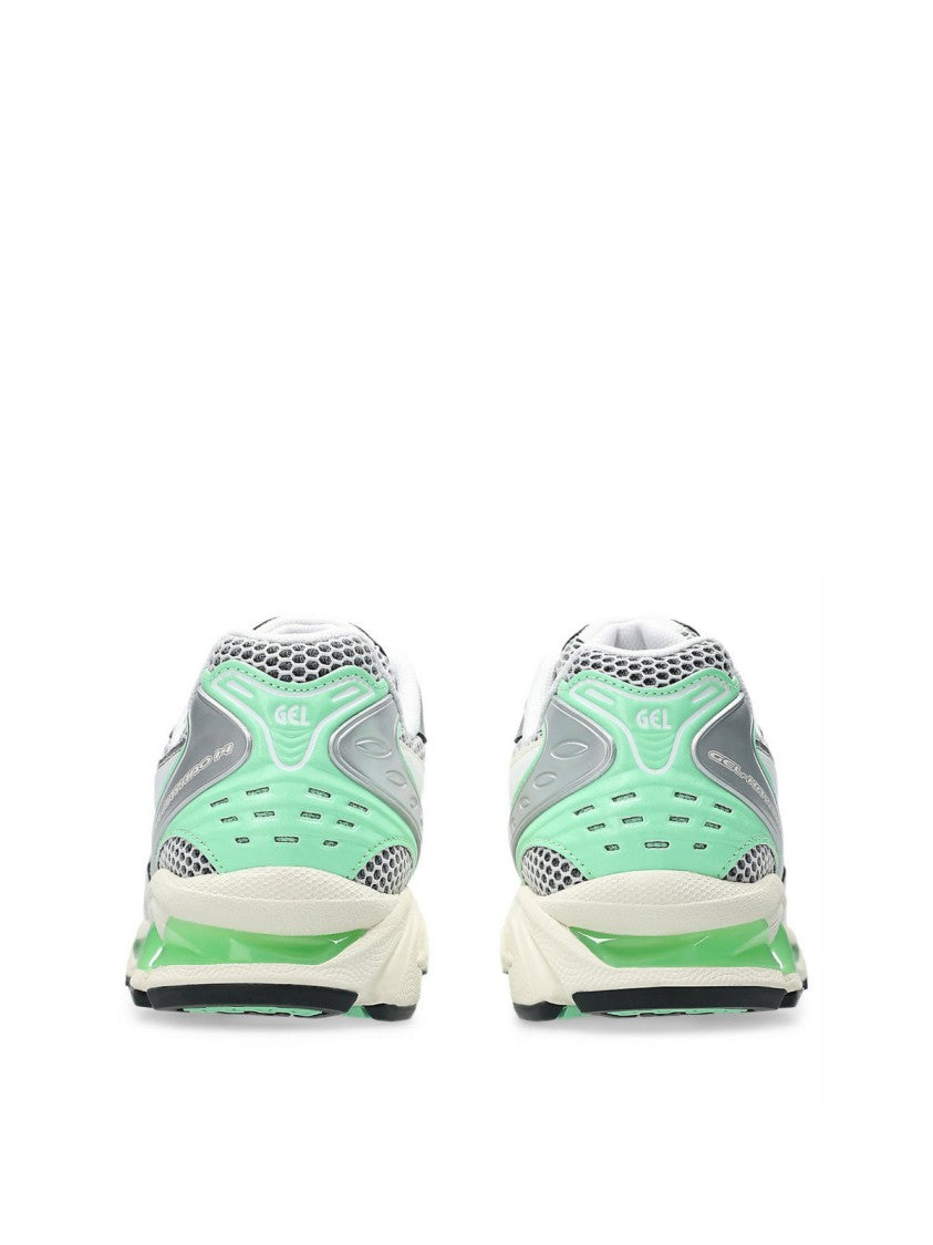 Asics White Gel-Kayano 14 Textile Metallic Sneakers