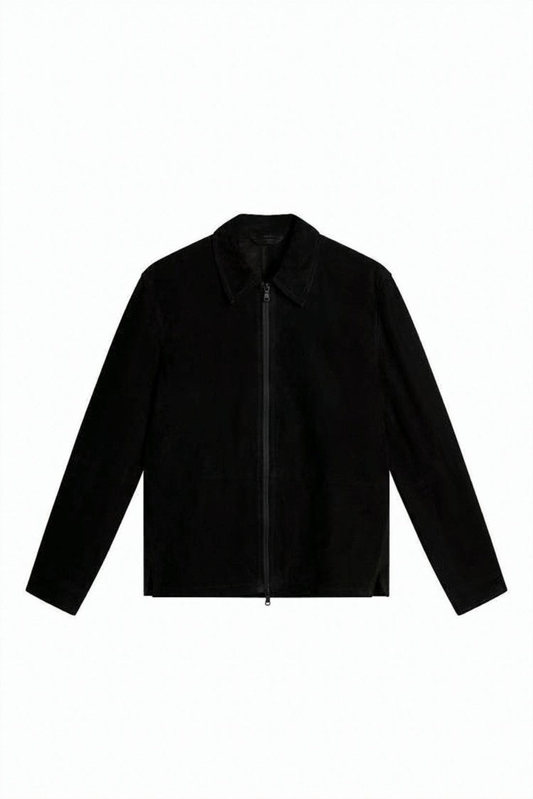 J Lindeberg Goat Suede Casual Jacket With Design