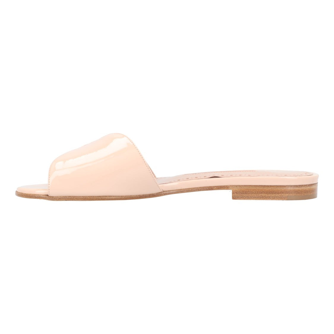 Manolo Blahnik Houramu Flat Beige