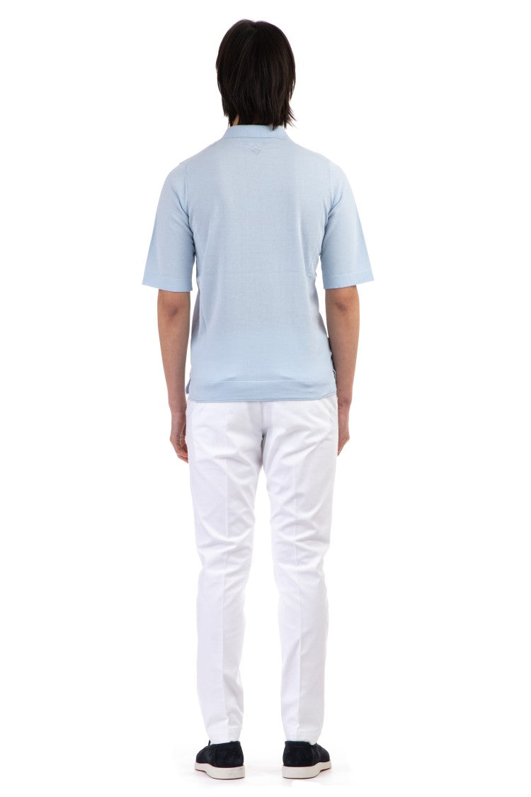 Ballantyne Superlight Cotton Open Collar Polo
