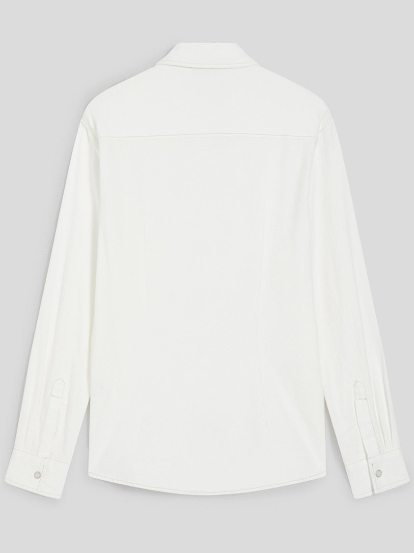 Pence White Alice Classic Long Sleeve Shirt