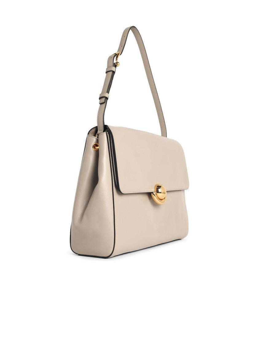 Furla Domus' M Shoulder Bag In Linen Leather