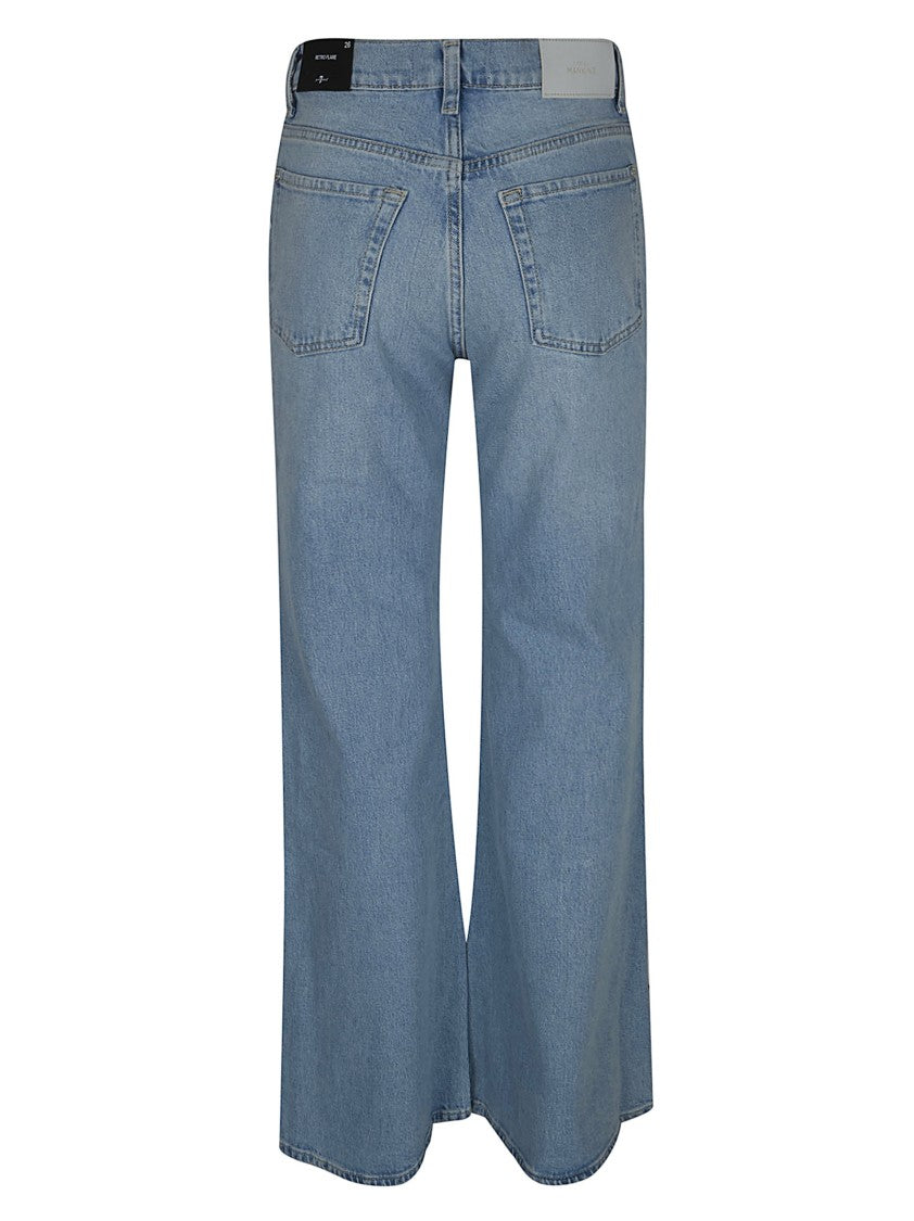 7 For All Mankind Retro High-Waisted Stretch Flare Jeans