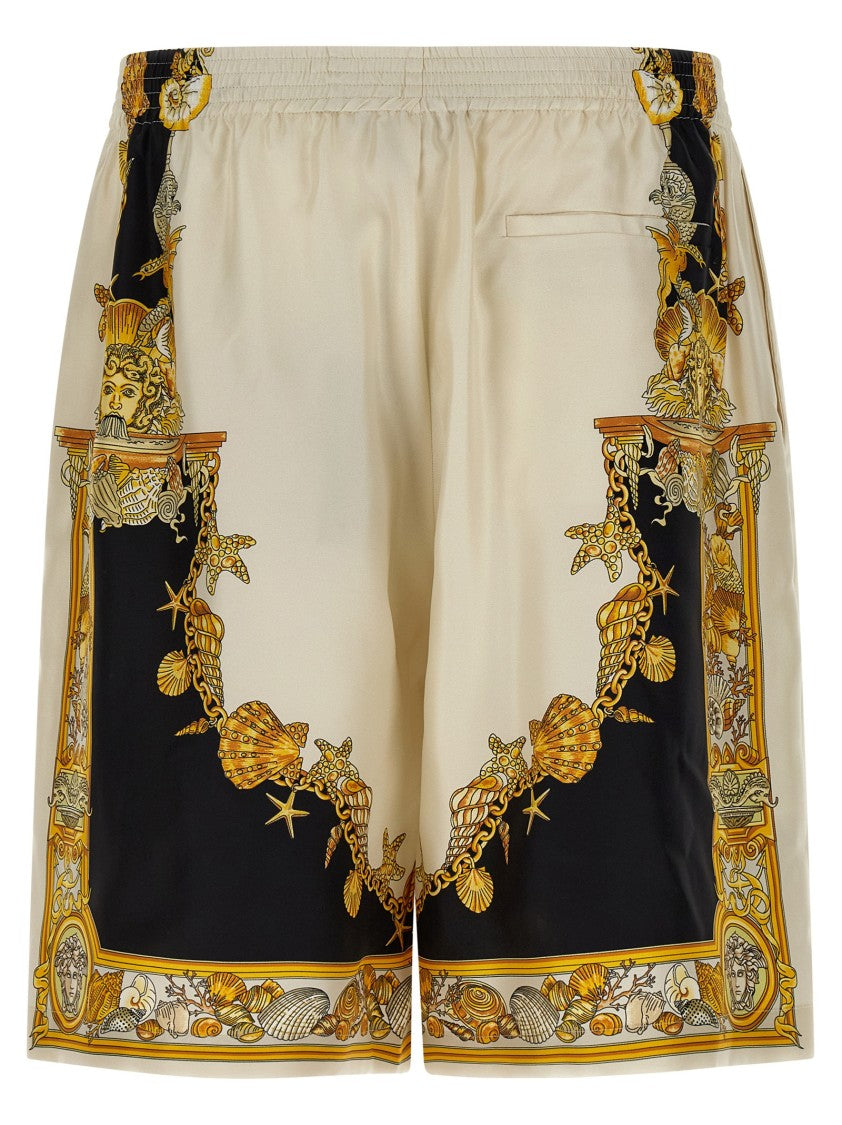 Versace 'Coral Theatre' Print Bermuda Shorts