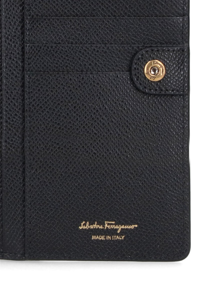 Ferragamo "Gancini" Wallet – Black