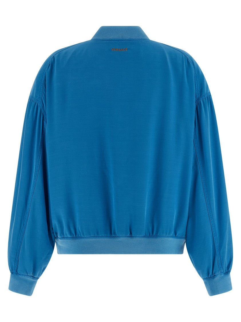 Versace Silk Poplin Blouson