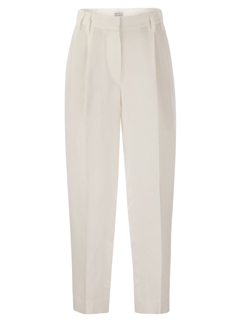 Brunello Cucinelli Slouchy Trousers In Viscose