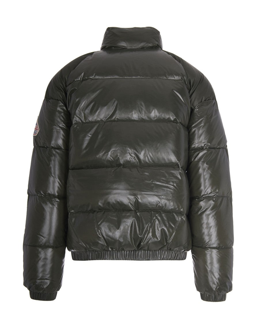 Pyrenex Glossy Nylon Padded Bomber Jacket