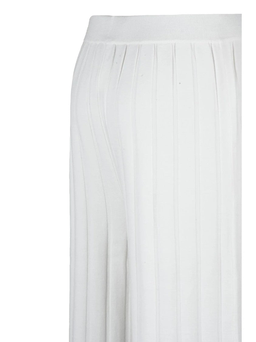 Mm By Max Mara Ribbed Knit Jumpsuit With Wide-Leg Silhouette