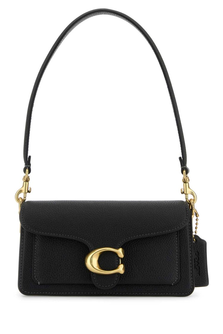 Coach New York Black Leather Tabby 20 Shoulder Bag