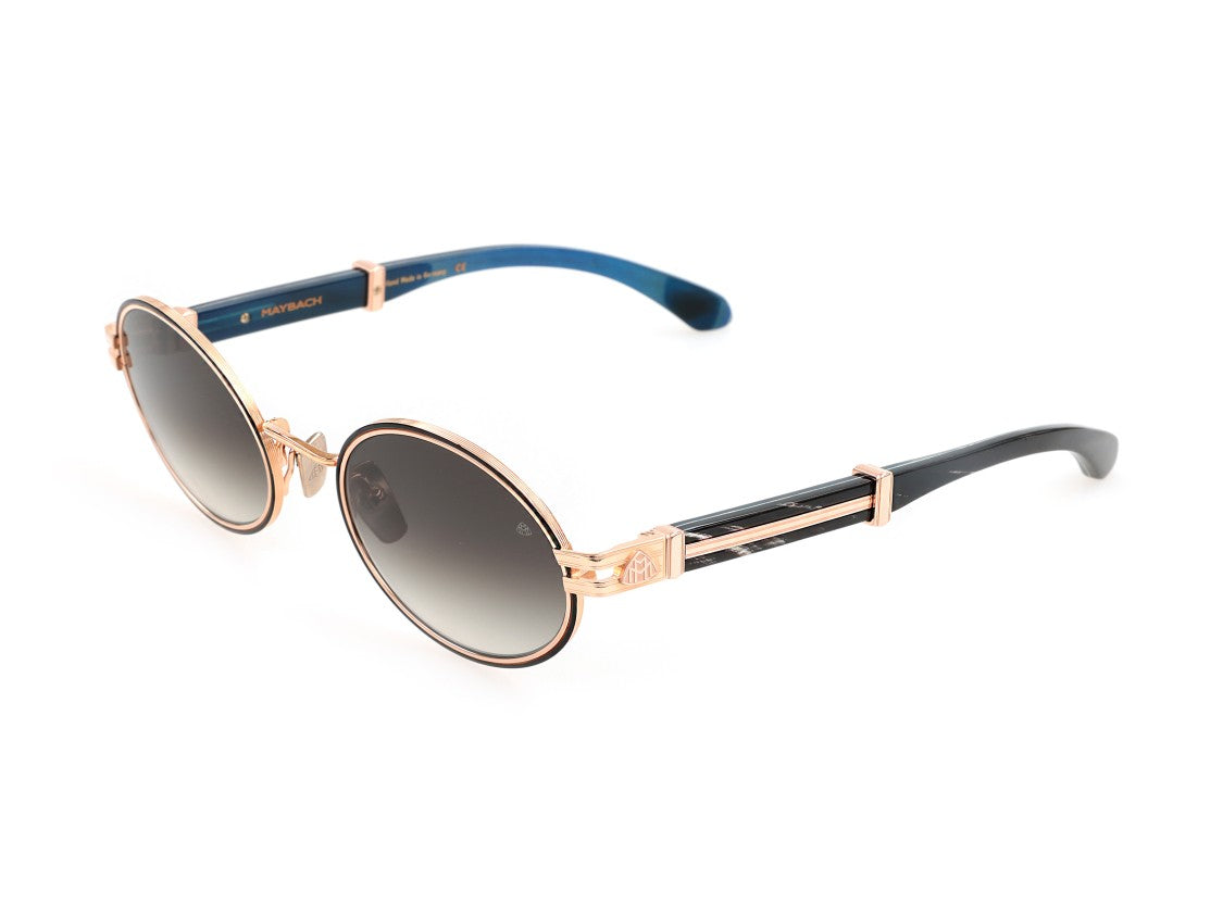 Maybach Gold The Producer I Round Metal Sunglasses