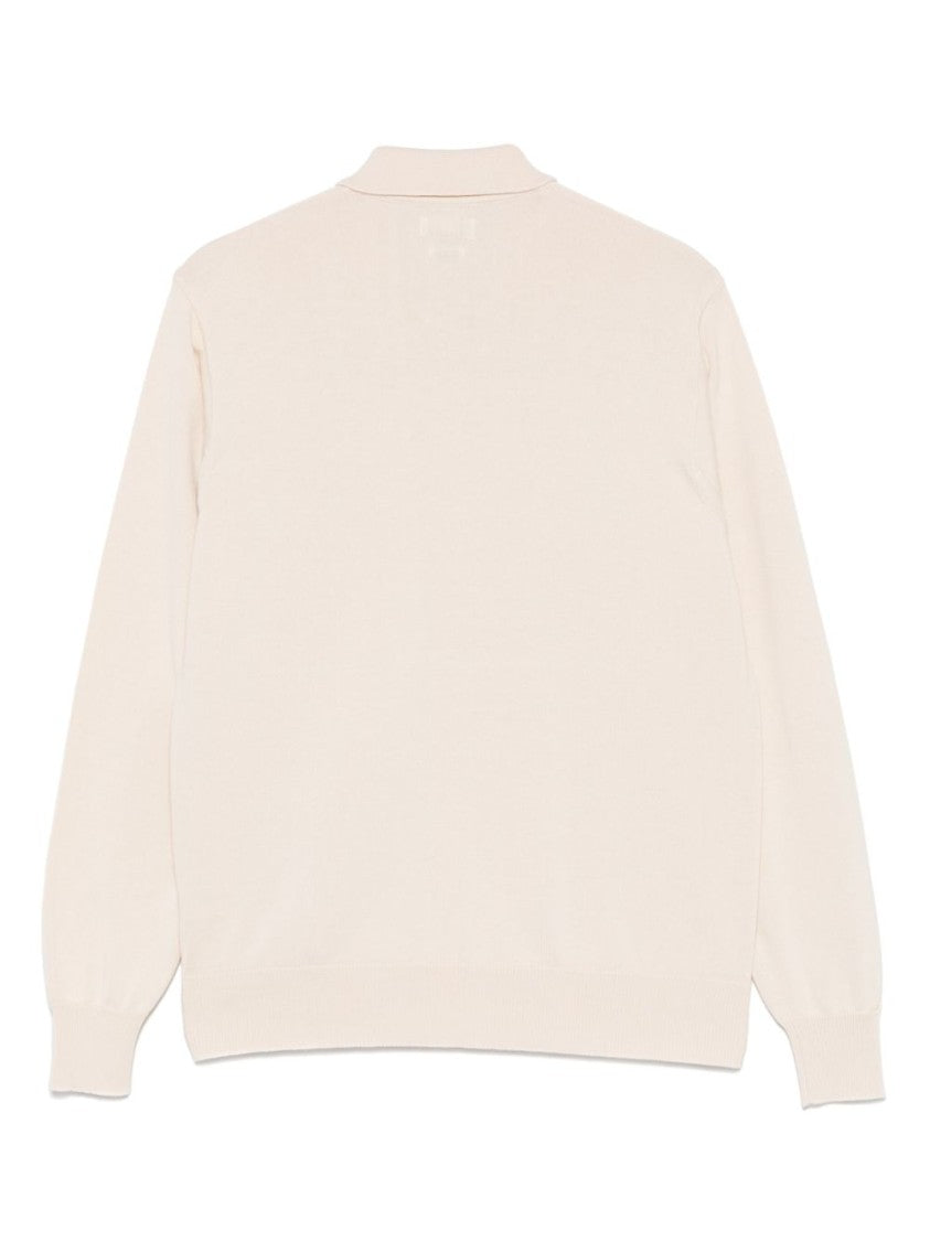 Doppiaa Light Beige Knitted Long Sleeve Shirt