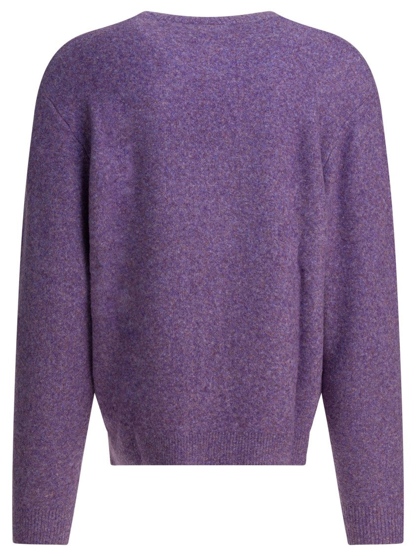 Carhartt Wip Relaxed Fit Crew Neck Sweater In Soft Mélange Wool Blend